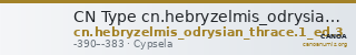 CN Type cn.hebryzelmis_odrysian_thrace.1_ed.3 — CANOA