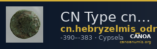 CN Type cn.hebryzelmis_odrysian_thrace.1_ed.4 — CANOA