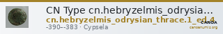 CN Type cn.hebryzelmis_odrysian_thrace.1_ed.4 — CANOA