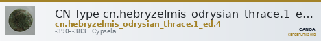 CN Type cn.hebryzelmis_odrysian_thrace.1_ed.4 — CANOA
