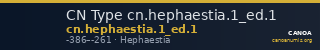 CN Type cn.hephaestia.1_ed.1 — CANOA