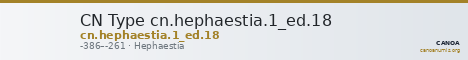 CN Type cn.hephaestia.1_ed.18 — CANOA