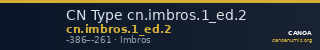 CN Type cn.imbros.1_ed.2 — CANOA