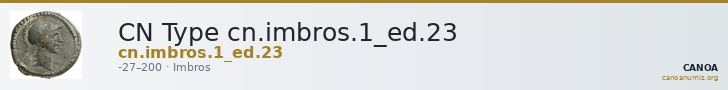 CN Type cn.imbros.1_ed.23 — CANOA