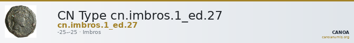 CN Type cn.imbros.1_ed.27 — CANOA