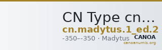 CN Type cn.madytus.1_ed.2 — CANOA