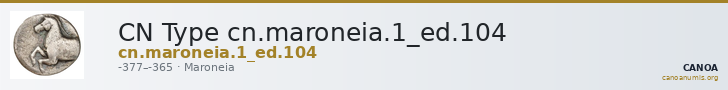 CN Type cn.maroneia.1_ed.104 — CANOA