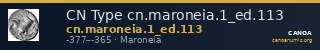 CN Type cn.maroneia.1_ed.113 — CANOA