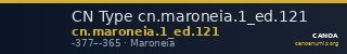CN Type cn.maroneia.1_ed.121 — CANOA