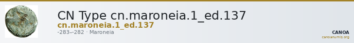 CN Type cn.maroneia.1_ed.137 — CANOA