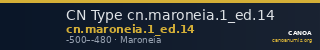 CN Type cn.maroneia.1_ed.14 — CANOA