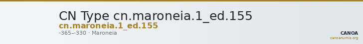 CN Type cn.maroneia.1_ed.155 — CANOA