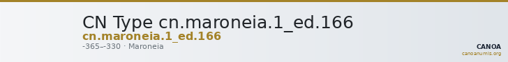 CN Type cn.maroneia.1_ed.166 — CANOA