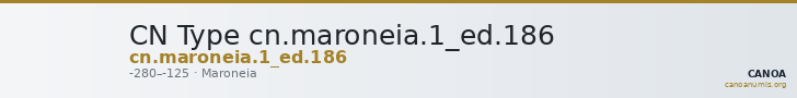 CN Type cn.maroneia.1_ed.186 — CANOA