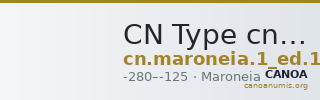 CN Type cn.maroneia.1_ed.193 — CANOA