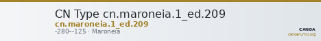 CN Type cn.maroneia.1_ed.209 — CANOA