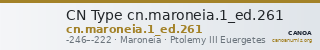 CN Type cn.maroneia.1_ed.261 — CANOA