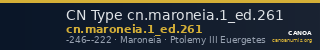 CN Type cn.maroneia.1_ed.261 — CANOA