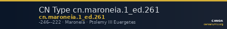 CN Type cn.maroneia.1_ed.261 — CANOA