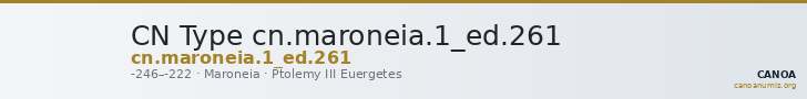 CN Type cn.maroneia.1_ed.261 — CANOA