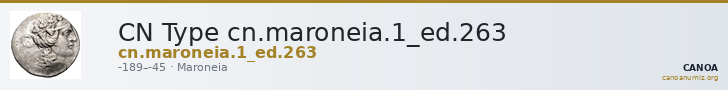 CN Type cn.maroneia.1_ed.263 — CANOA