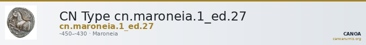 CN Type cn.maroneia.1_ed.27 — CANOA