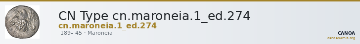 CN Type cn.maroneia.1_ed.274 — CANOA