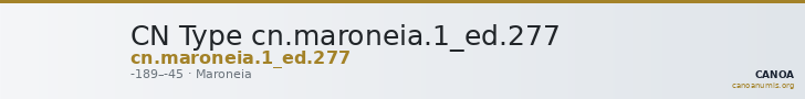 CN Type cn.maroneia.1_ed.277 — CANOA