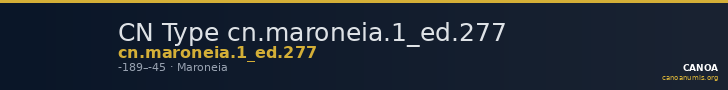 CN Type cn.maroneia.1_ed.277 — CANOA