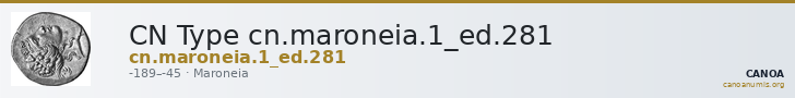 CN Type cn.maroneia.1_ed.281 — CANOA