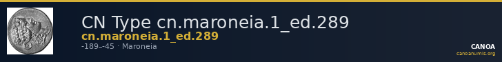 CN Type cn.maroneia.1_ed.289 — CANOA