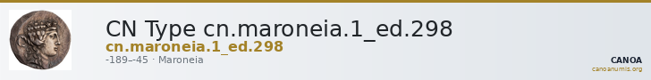 CN Type cn.maroneia.1_ed.298 — CANOA