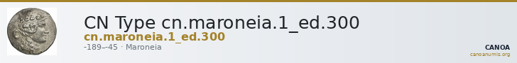CN Type cn.maroneia.1_ed.300 — CANOA