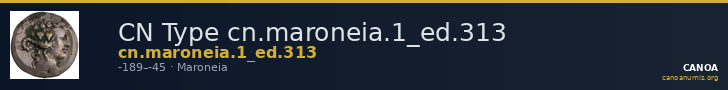 CN Type cn.maroneia.1_ed.313 — CANOA
