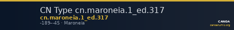CN Type cn.maroneia.1_ed.317 — CANOA