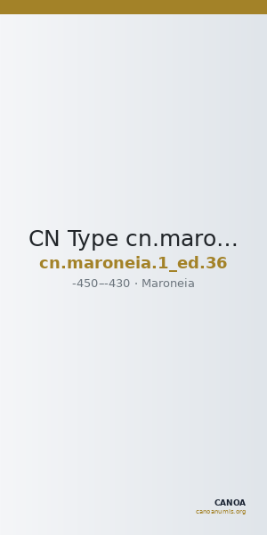 CN Type cn.maroneia.1_ed.36 — CANOA