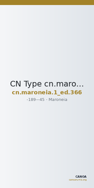 CN Type cn.maroneia.1_ed.366 — CANOA