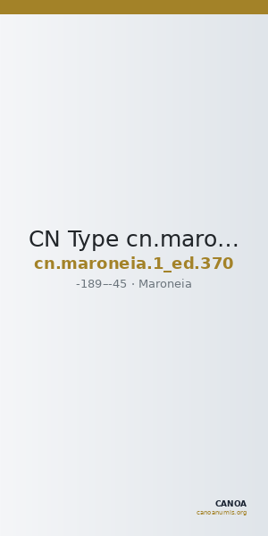 CN Type cn.maroneia.1_ed.370 — CANOA