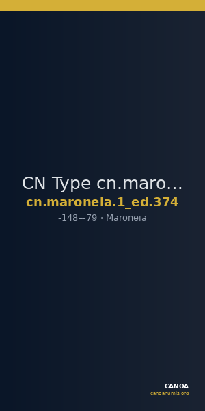 CN Type cn.maroneia.1_ed.374 — CANOA