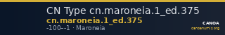 CN Type cn.maroneia.1_ed.375 — CANOA