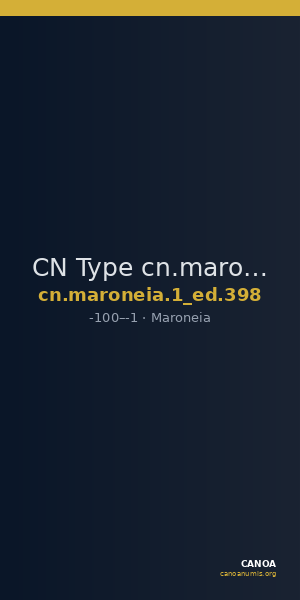 CN Type cn.maroneia.1_ed.398 — CANOA