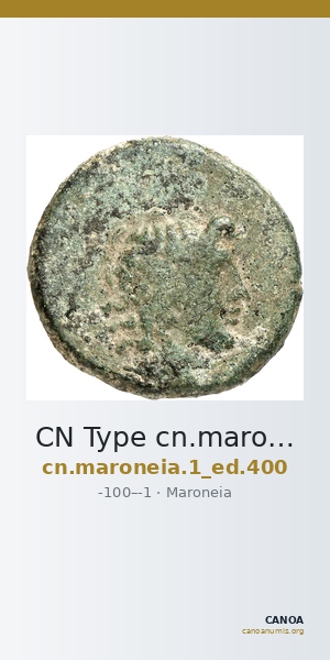 CN Type cn.maroneia.1_ed.400 — CANOA
