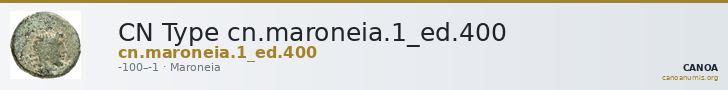 CN Type cn.maroneia.1_ed.400 — CANOA
