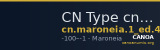 CN Type cn.maroneia.1_ed.412 — CANOA