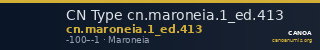 CN Type cn.maroneia.1_ed.413 — CANOA