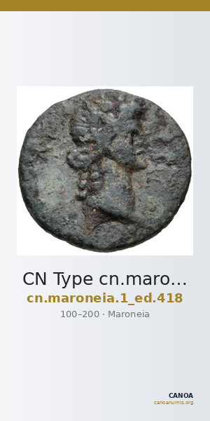 CN Type cn.maroneia.1_ed.418 — CANOA