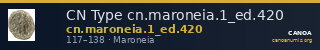 CN Type cn.maroneia.1_ed.420 — CANOA