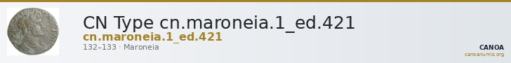 CN Type cn.maroneia.1_ed.421 — CANOA