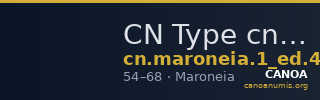 CN Type cn.maroneia.1_ed.423 — CANOA