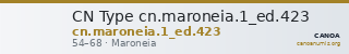 CN Type cn.maroneia.1_ed.423 — CANOA